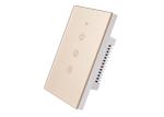 3 Gang Smart Light Switch Wifi USA American Style With Glass Touch Panel