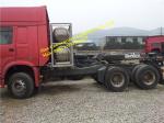 Red 90 Ton Euro III 371hp HOWO 6x4 Prime Mover Truck