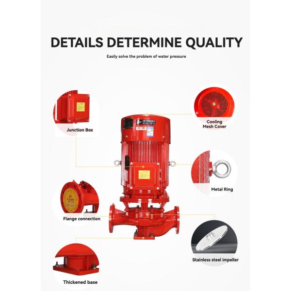 XBD-L Vertical Single Stage Fire Pump Sprinkler Multi Stage Fire Booster Pump