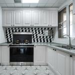 MDF Plywood Door Kitchen Storage Cabinets And Countertops
