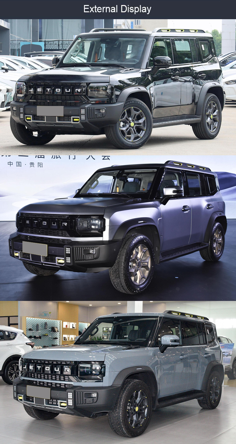 2024 High Speed Jetour Traveler T-1 2.0T 5-Door 5-Seat SUV Petrol Gasoline Car with Manual Driver's Seat Adjustment