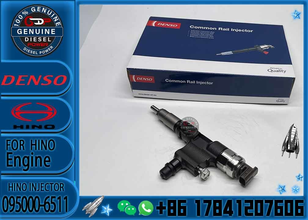 Common Rail Fuel Injector 095000-6510 095000-6511 For HINO 23670-E0080 23670-E0081 23670-E0080 23670-79016