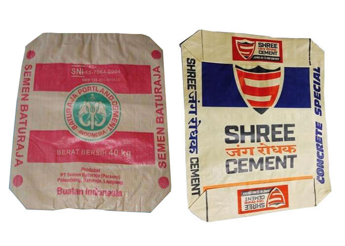 Industrial Block Bottom Valve Bag For Food , Chemical , Fertilizer Packaging