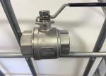 Encapsulated Sanitary Electric Actuated Ball Valve With 3 Piece Field Serviceabl