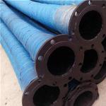 NBR Wear Resistant Rubber Hose Large Diameter High Pressure Flange Suction
