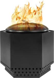 Wholesale 23.5 Inch Portable Wood Burning Fire Pit Wood Burning Outdoor Bonfire from china suppliers
