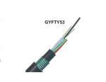 Outdoor Fiber Optic Cable 2-144 Fibers GYFTY53 Standard Loose Tube With Steel