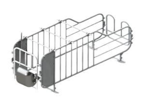 Wholesale Pregnancy Stage Sow Crate 2.3*0.65m Anti Rust Hog Farrowing Pens from china suppliers