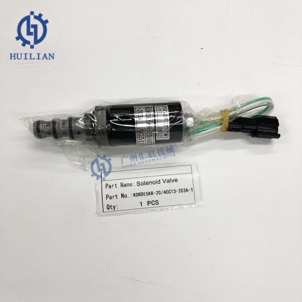 Excavator Spare Parts Hydraulic Pump Parts Solenoid Valve KDRDE5KR-2040C13-203A