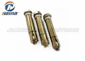 China Four Piece Heavy Duty Shell M10 Carbon Steel Gr.4.8 Yellow Zinc Plated  Bolt on sale