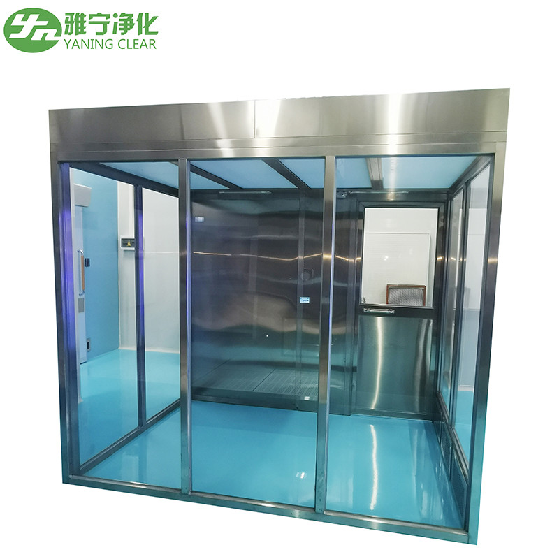 YANING GMP Standard ISO5 Modular Clean Room Soft and Hard Wall Clean Room Clean Booth