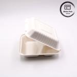 Biodegradable Sugarcane Bagasse Take Away Food Containers Recyclable 9"X6''