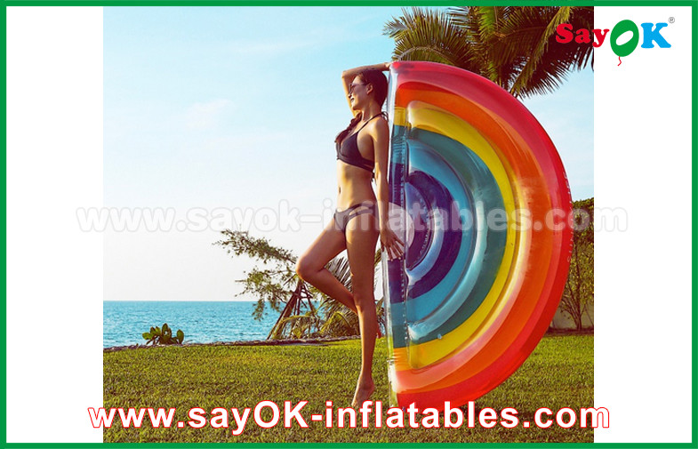 Various Shapes Fruit Slice Pool Float Raw Inflatable Outdoor Toys For Swimming