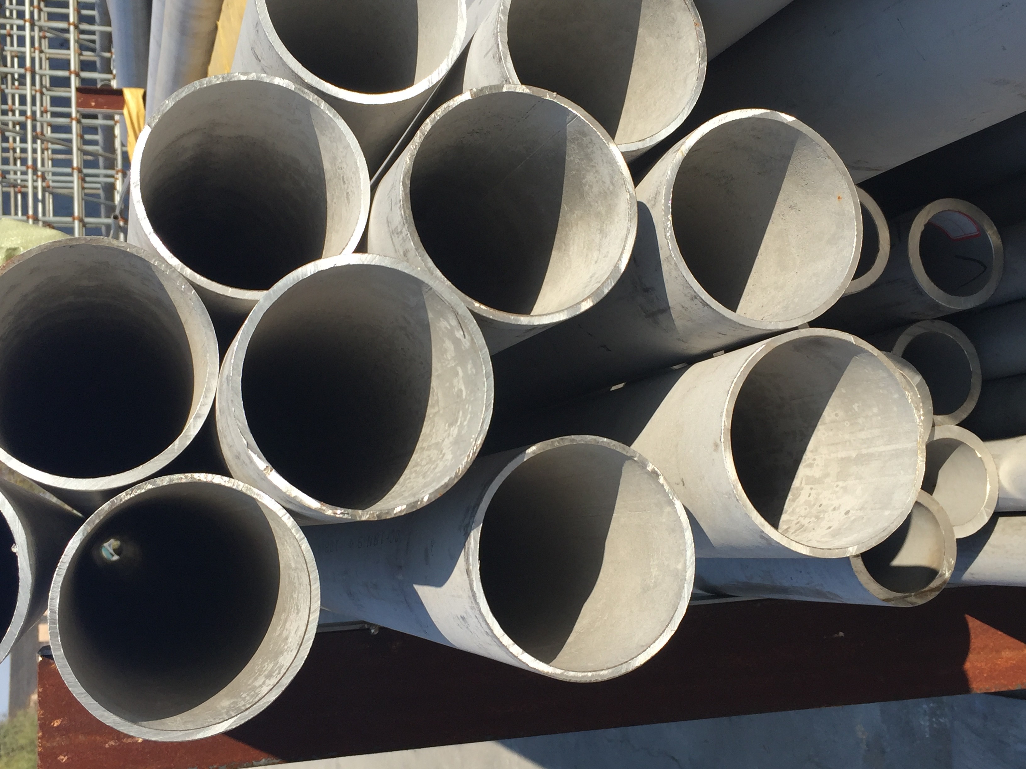 Tisco 6101 6003 6020 6201 6061 White Black Aluminum Tube For Building Materials