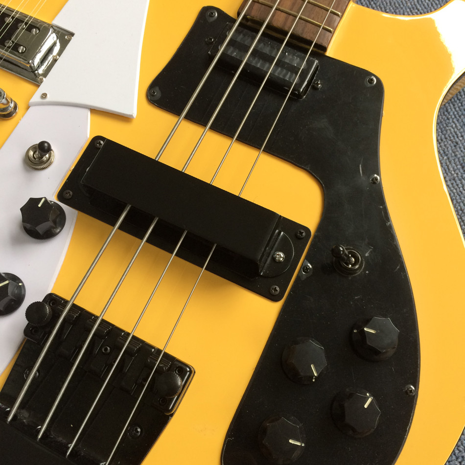 New style high-quality customized Double Neck & body electric guitar with rosewood fingerboard