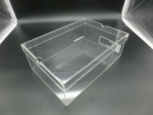 Wholesale Fashion Plexiglass Display Shoe Case / Plastic Acrylic Shoe Box Storage Organizer from china suppliers