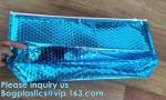 Jewelry, Beauty Bubble Zipper Bag Customized Envelope, Recycled PVC Bubble Pouch