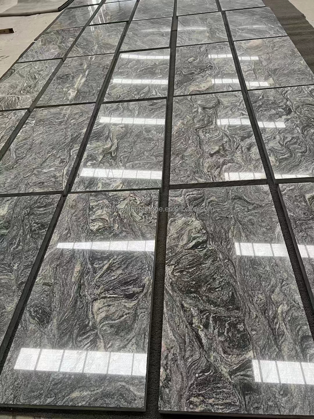 Natural Grey Granite Slab for Stairs and Floors A Modern Twist on Natural Fantasy