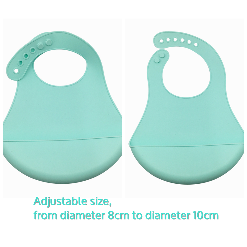Orient Tading Wholesale Hot selling 2018 Amazon Wholesale Waterproof Silicone Babies Bib Drool Bib