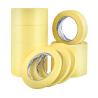 Buy cheap Rubber Glue Painting Yellow Adhesive Masking Paper Tape from wholesalers