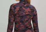Plus Size Long Sleeve Thumb Hole Side Pocket Running Jacket Women