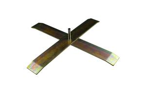 Wholesale Heavy Duty Outdoor Metal Cross feather flag base with Zinc Coated from china suppliers