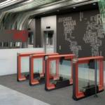 Fitness Center Swing Barrier Turnstile Anti-Shock , Access Control Swing