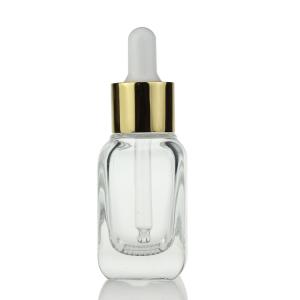 Wholesale Small Serum Glass Bottle 20ML Clear Dropper Mini Containers from china suppliers