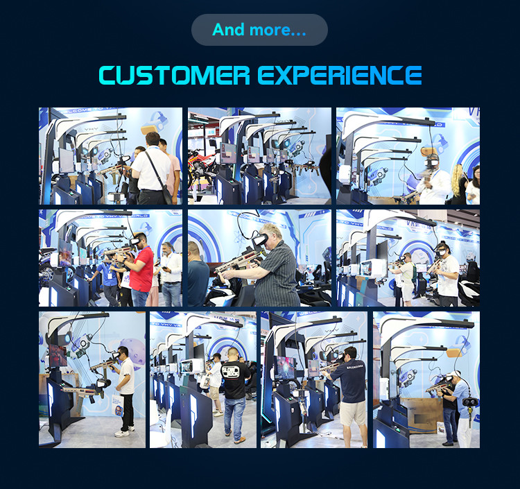 Touch Screen VR Shooting Simulator DPVR E3C Glasses Self Service 9d Vr Shooting Game