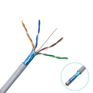 Wholesale 4 Pair Bare Copper FTP Shielded CAT5E Lan Cable 1000ft from china suppliers