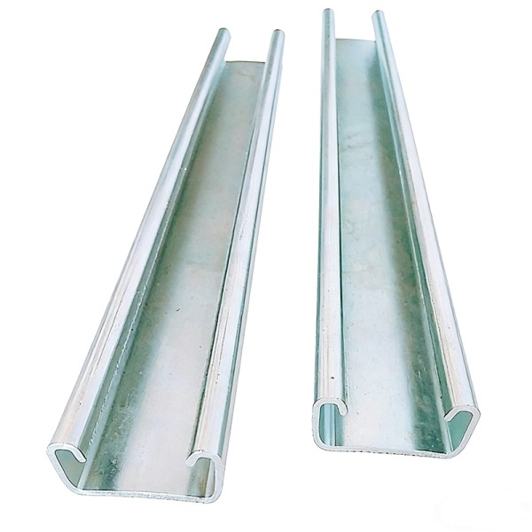 Durable HDG Solid Strut Channel Anti Corrosion For Outdoor Construction Projects