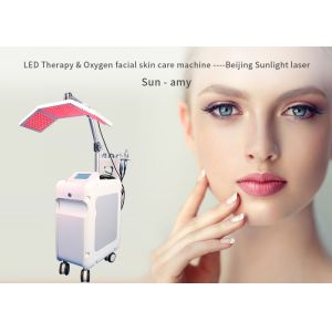 Buy cheap Acne Treatment Oxygen Facial Machine Hydra Dermabrasion 5MHz RF Power from wholesalers