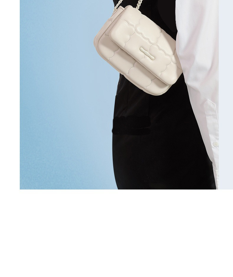 PU Niche Design Chain Bag Female Fashion Single Shoulder Crossbody Bag Women Small Fragrance Female Bag