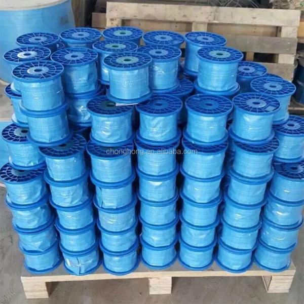 500ft Galvanized Aircraft Cable 500ft Plastic Reels for Cold Heading Steel OEM