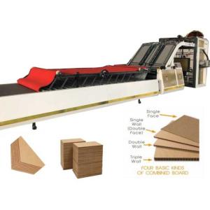 Wholesale Paper Flute Laminate Corrugated Carton Box Machine 380v50hz from china suppliers