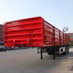 9.00-22.5 Rim Tri Axles Drop Side Wall Semi Trailer for Cargo Transport in