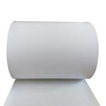 Satin Cloth Hot Melt Glue Blank Fabric Label with 100G White Glassine Liner