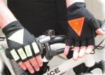 Fingerless Traffic Safety Gloves 200 - 600 Feet Size Fit Road Management