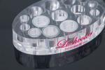 Acrylic Oval Ink Cup Holder Tattoo Accessories For Permanent Makeup