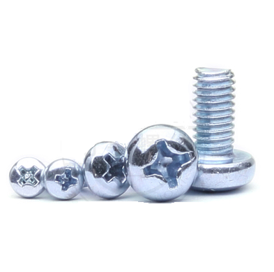 24k Gold Plated DIN7985 Cross Recessed Pan Head Screw and Nut Fastener for Industrial