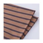 175cm 185gsm Red And Black Striped Fabric Elastic Cotton T Shirt Material