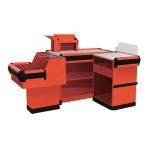 1500MM 0.85M SS Supermarket Checkout Counter For Convenience Store