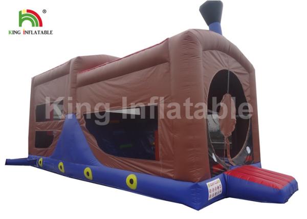 Children Inflatable Jumping Castle , 0.55mm PVC Commercial Inflatable Trampoline