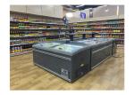 630L Commercial Island Freezer Refrigeration Popsicles Deep Fridge For