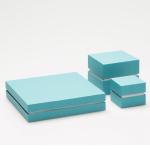 Customized fancy paper rings necklace bracelet package jewelry box