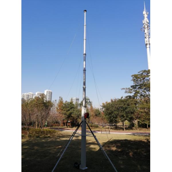 Crank Up 12m Aluminum Light Weight Sports Filming Pole Portable Telescoping Pole