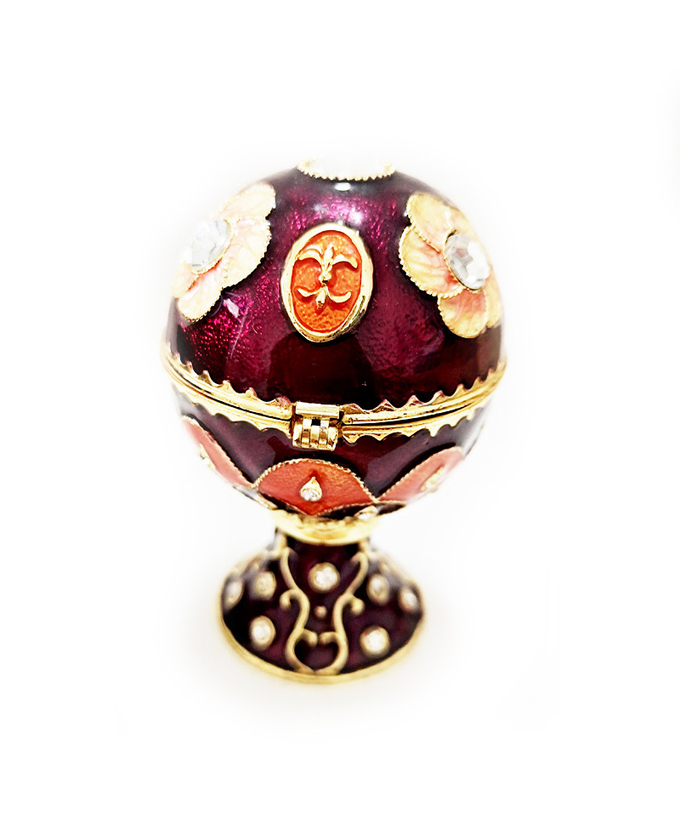 Faberge Egg Trinket Box Faberge Egg Trinket Box Egg Shaped Jewelry Box for Women Egg Trinket Box Gift Birthday Gifts