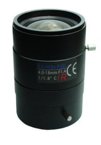 Wholesale 4-18mm megapixel lens, 3.0 mega lens, manual iris from china suppliers