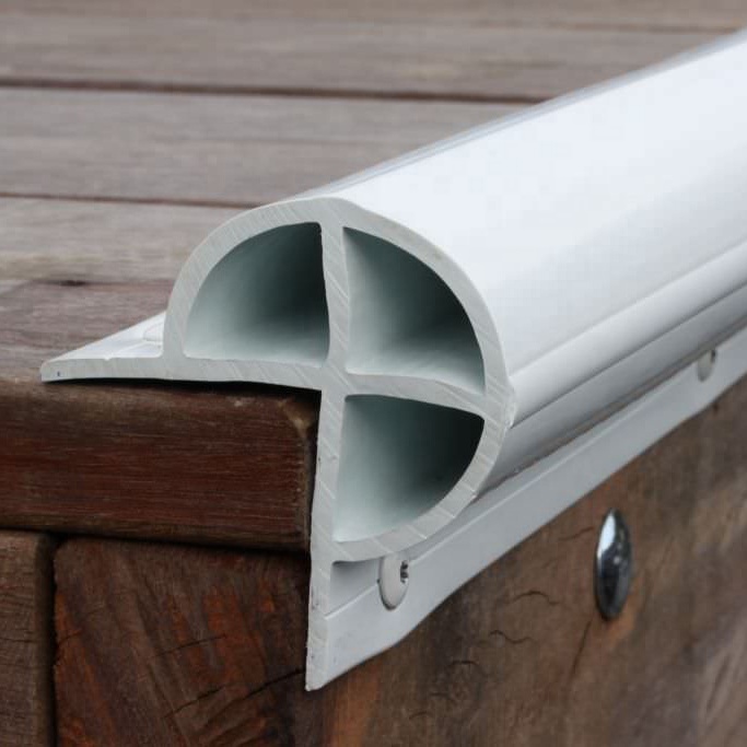 Rubbing Strake Rubrails for White Rubber Insert Dock Edging and P Type Dock Bumpers