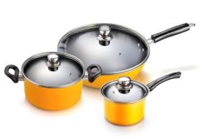 Wholesale Custom Non Stick Pots And Pans Set , Stainless Steel Non Stick Cookware from china suppliers